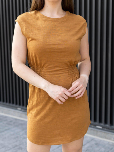 smocked waist dress