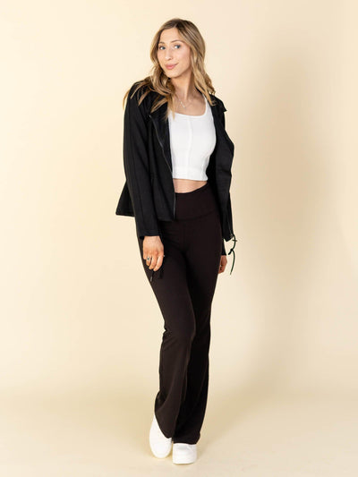 athleisure moto jacket