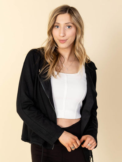 soft moto jacket