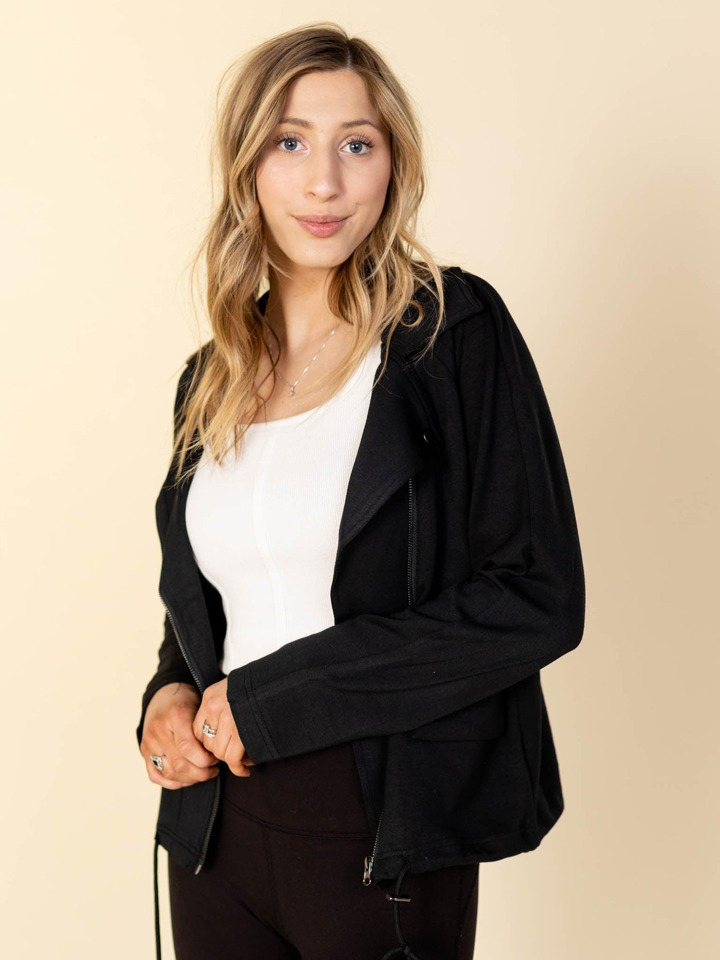 thread & supply zip front jacket