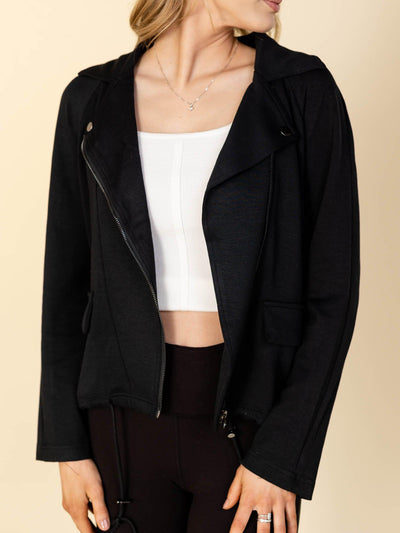 black jacket