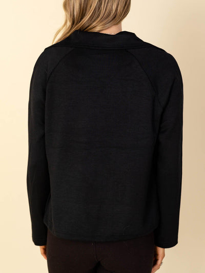 aysmmetrical zip jacket