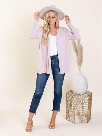 side slit cardi