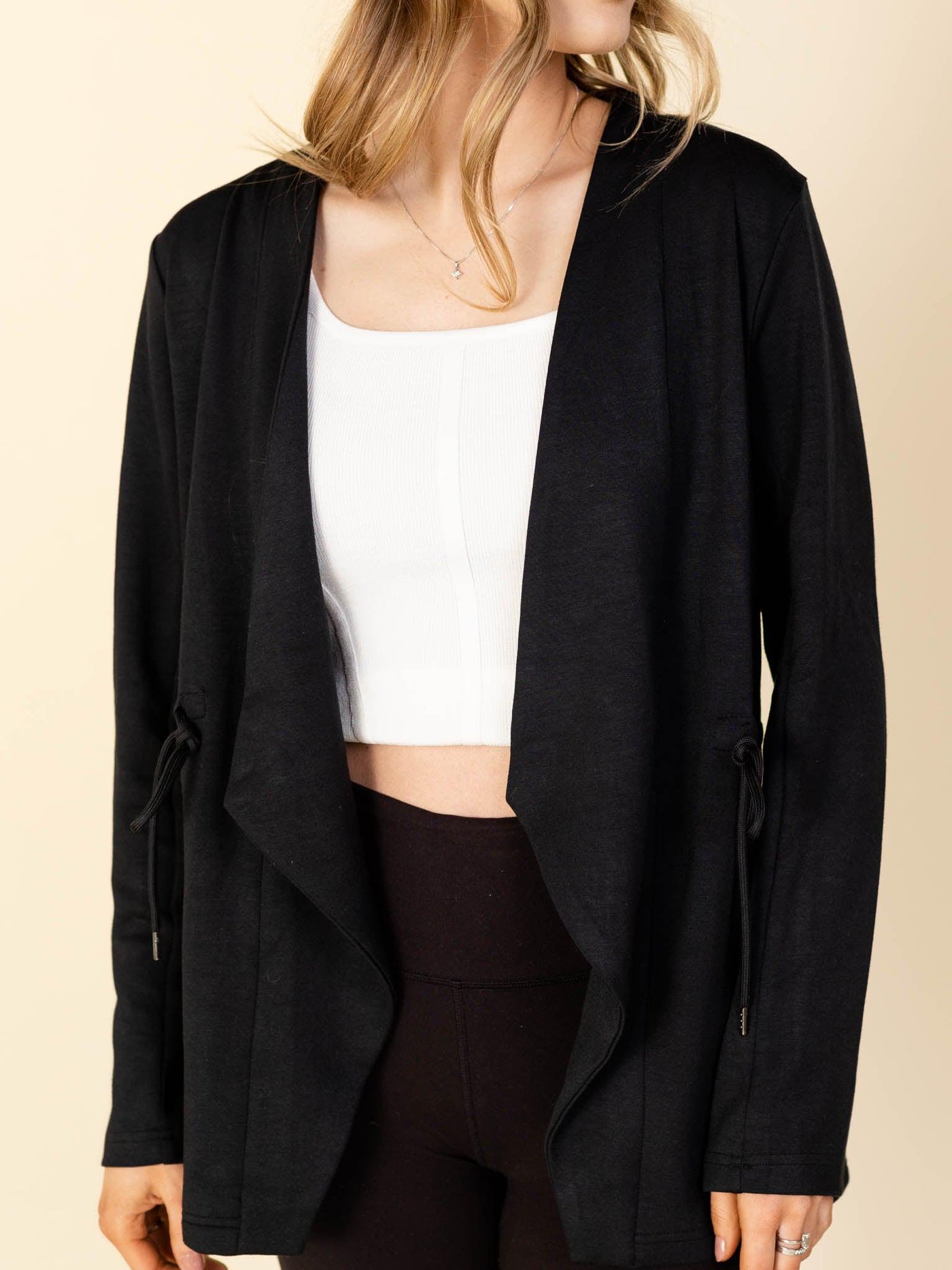 open front layering jacket