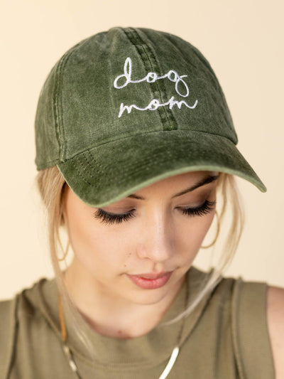 embroidered dog mom hat