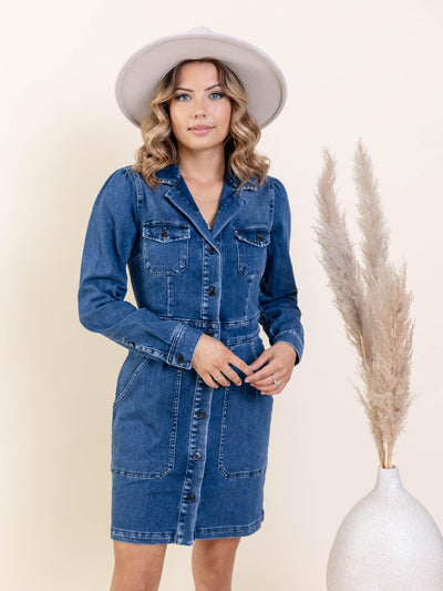 denim dress