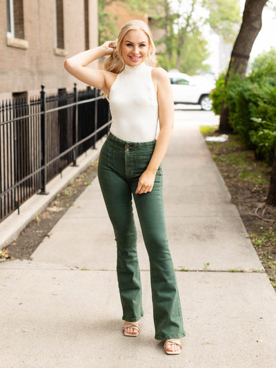 free people flare denim