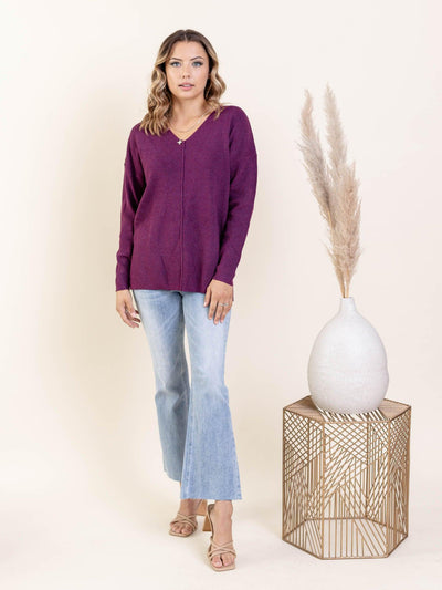 seam accent colored top