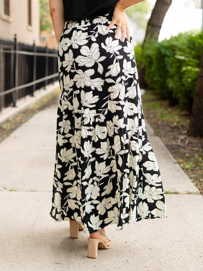 floral maxi skirt