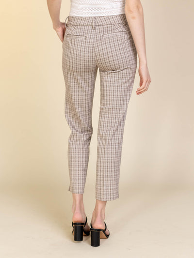plaid ankle dress pant