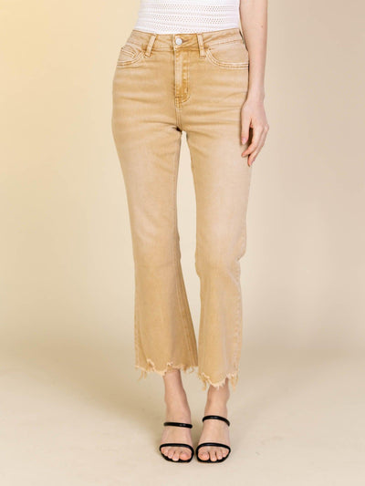 colored cropped denim