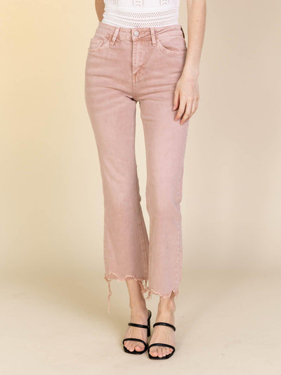 light pink colored denim