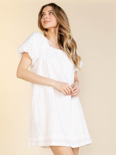 puff sleeve dress
