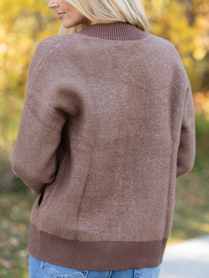Varley Zenia Zip Through Knit Jacket