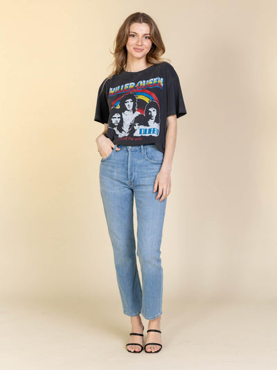 washed out band tee