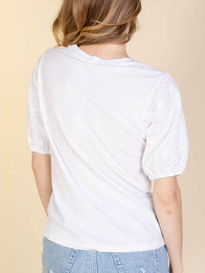 basic puff sleeve top