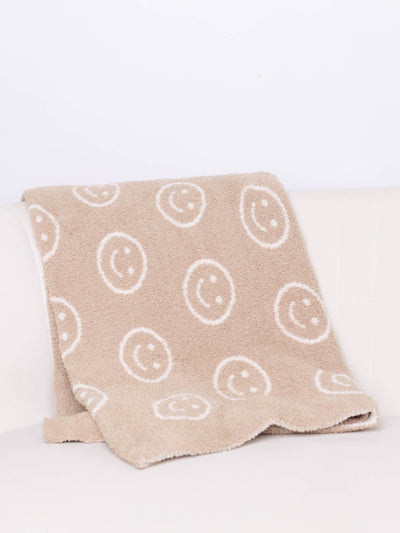 smiley face blanket