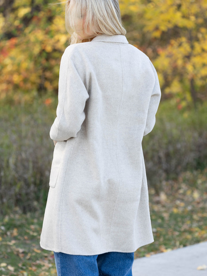 Rails Everest Coat - Oat Herringbone