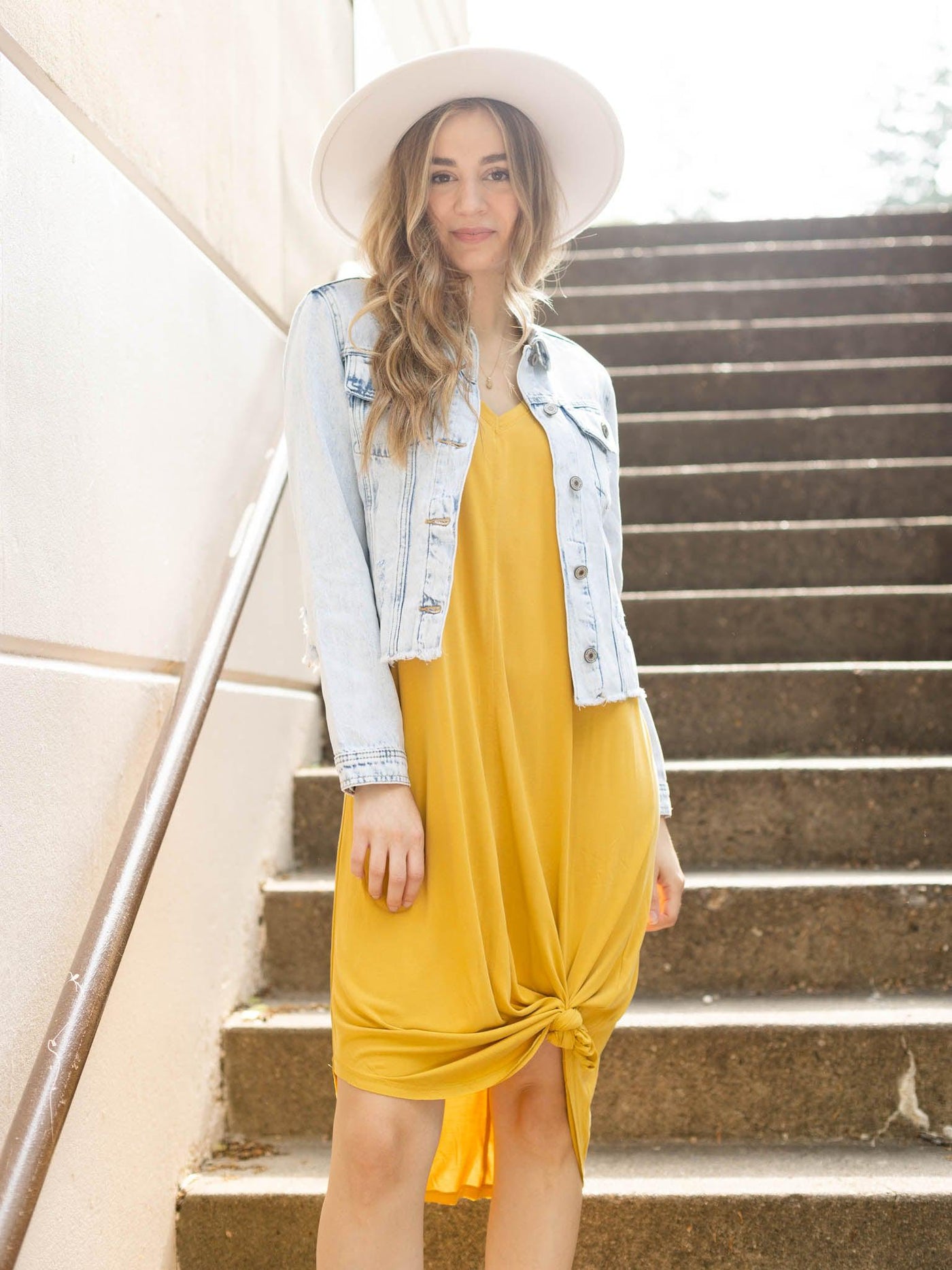 light wash denim jacket