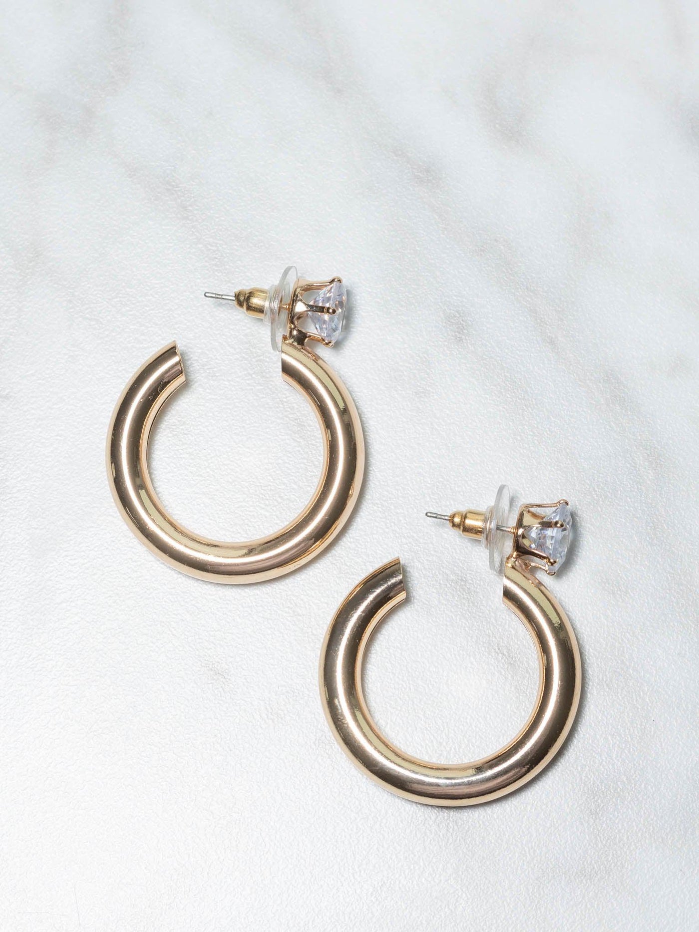 tube hoop earrings