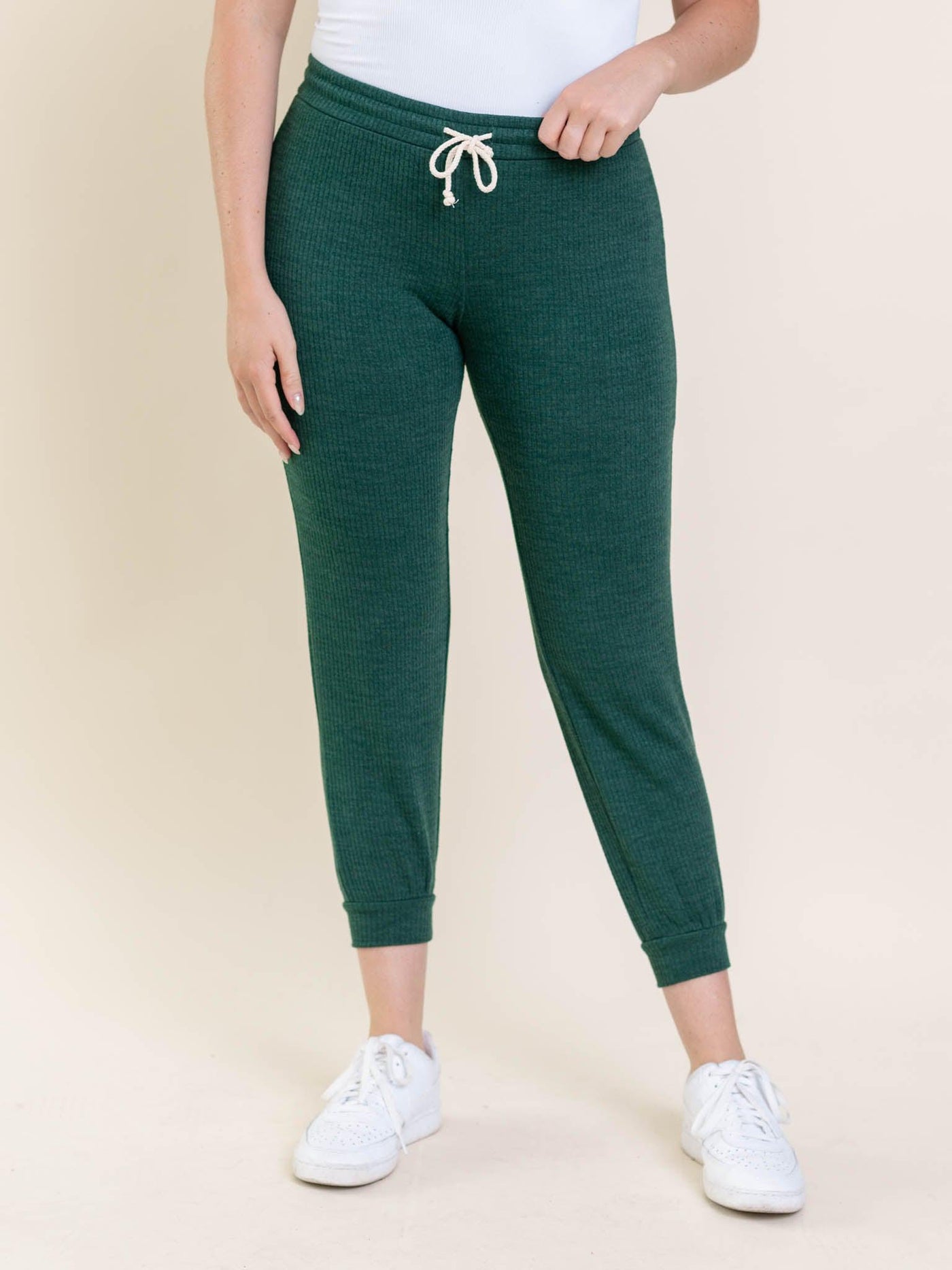 green joggers