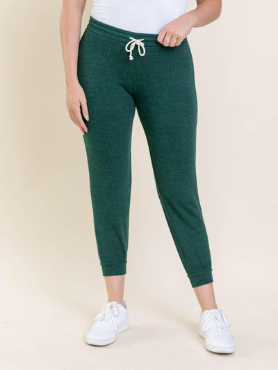 green joggers