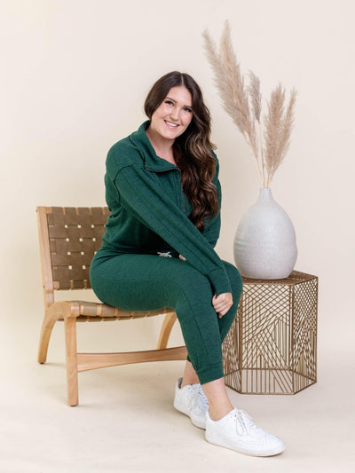 green two piece set