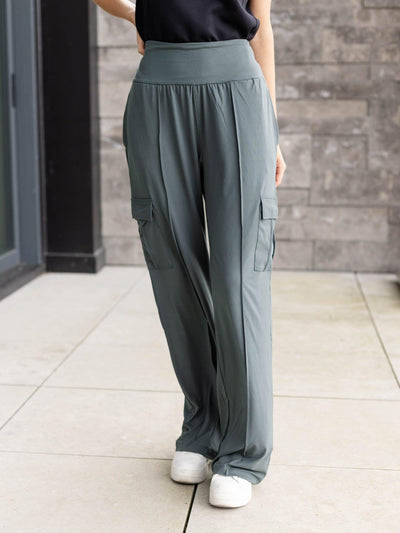 baggy cargo straight yoga pants