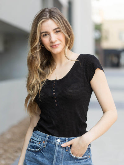 basic henley tee