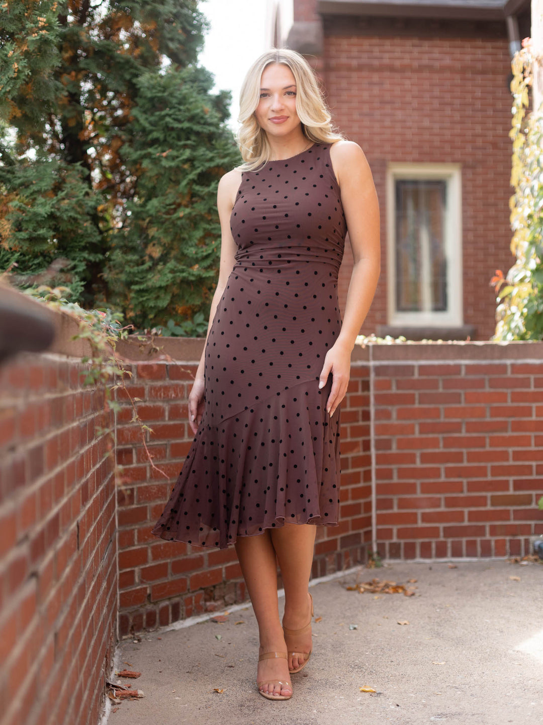 Rails Daija Dress - Chocolate Polka Dot