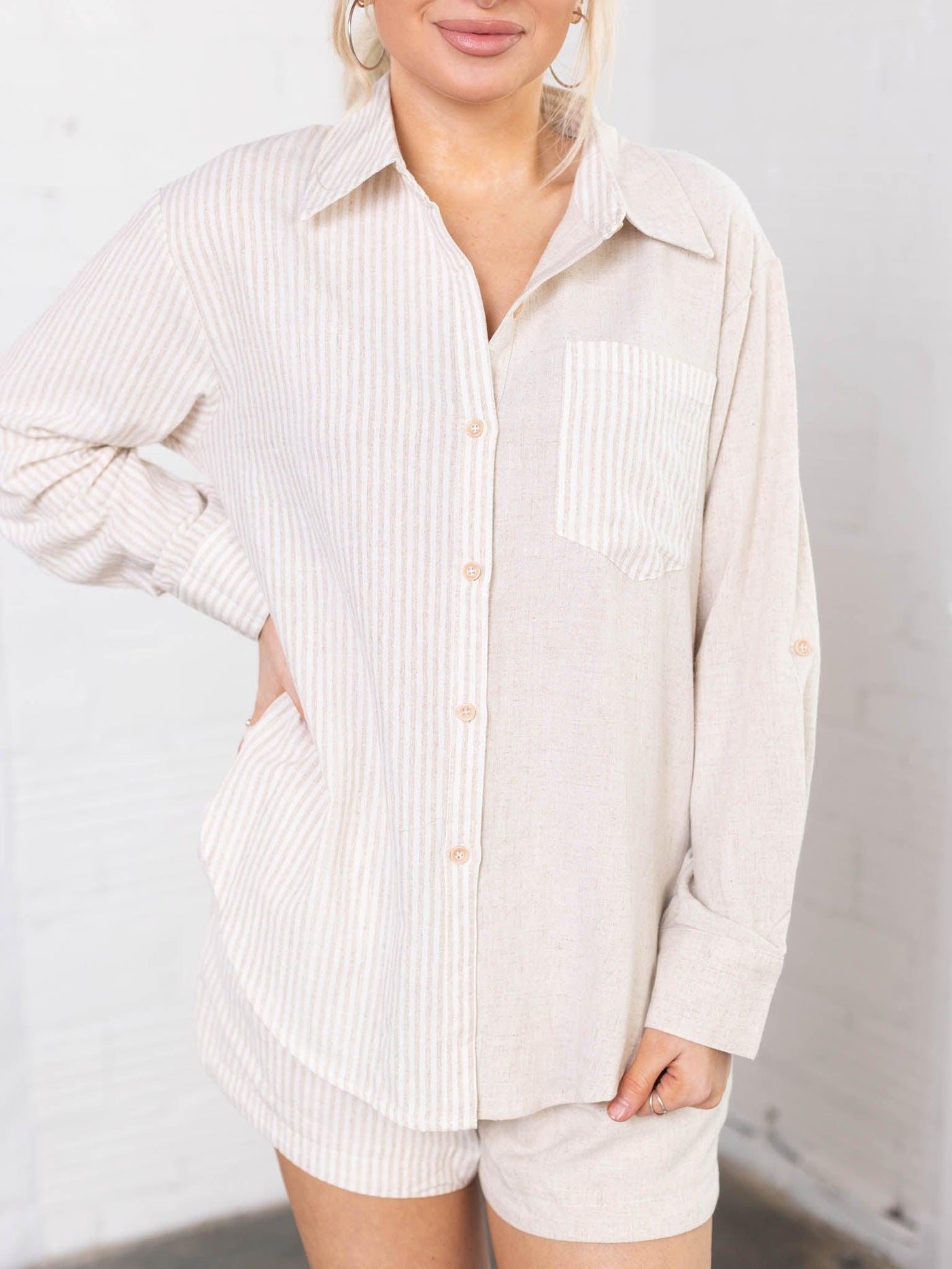 allie rose linen top