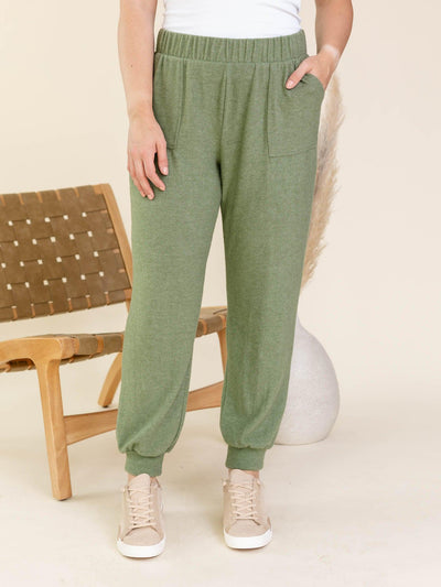 green joggers