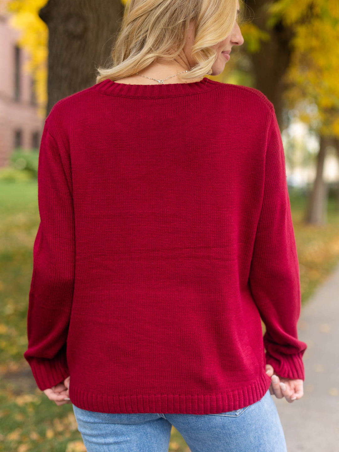 Maroon &amp; Gold Game Day Sweater