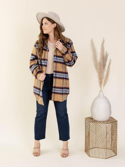 plaid shirt jacket