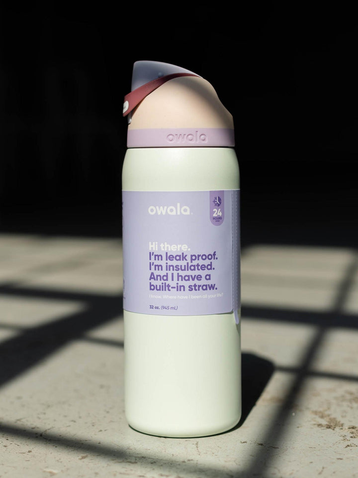 light mint water bottle