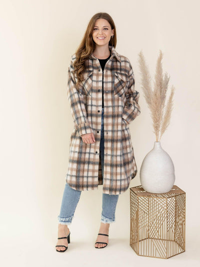 plaid shacket