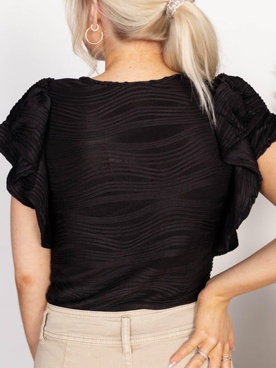 black shirt