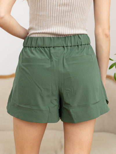 center ruched colored top