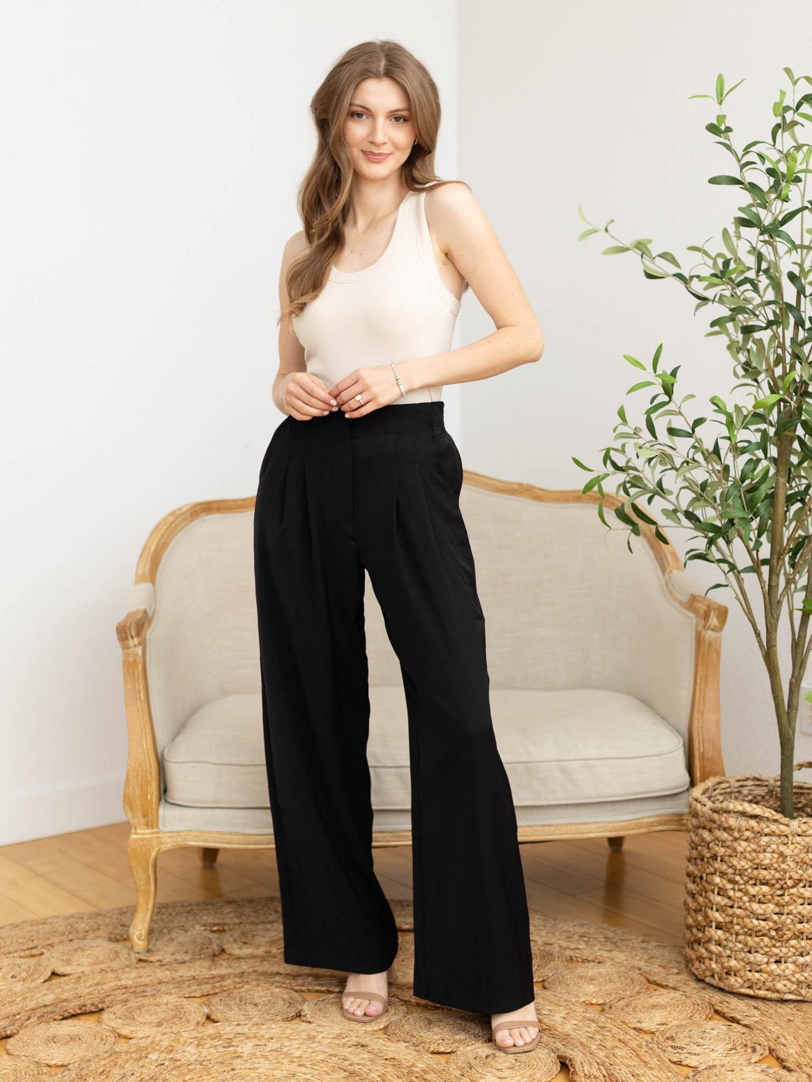 Skies Are Blue Recycled Wide Leg Pants – Leela and Lavender