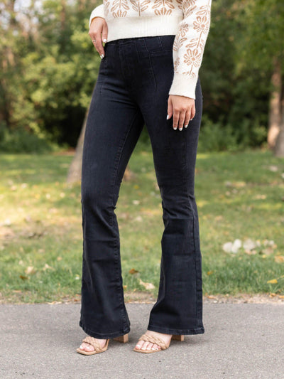 free people flare denim