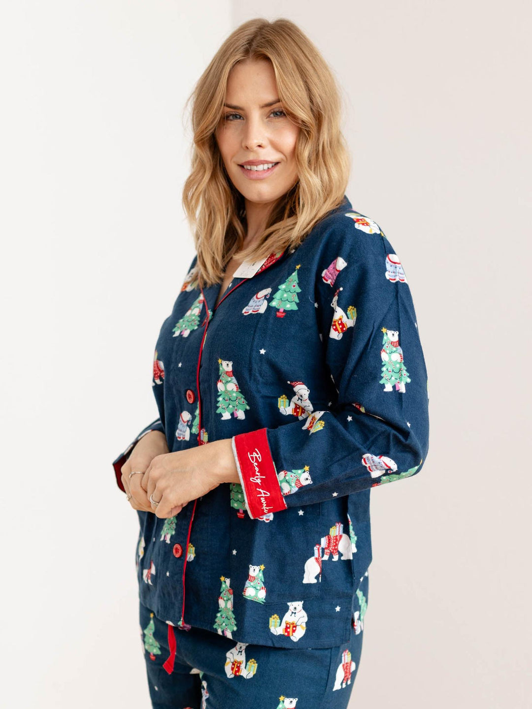 holiday polar bear pj set