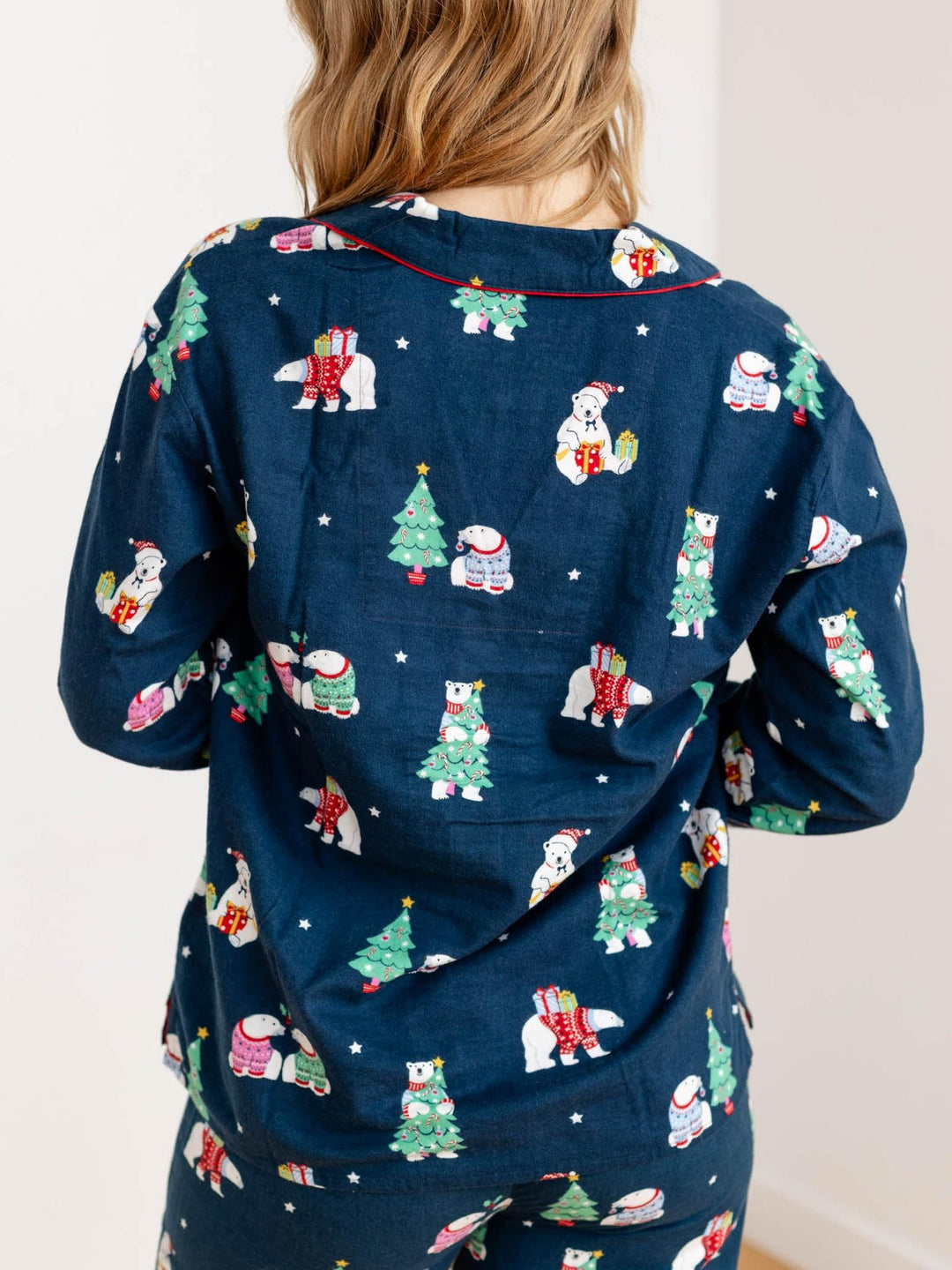 holiday polar bear pj set