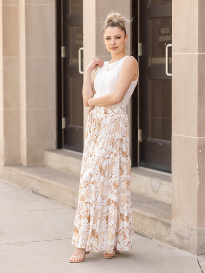 long maxi floral dress