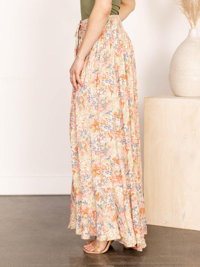 colorful maxi skirt