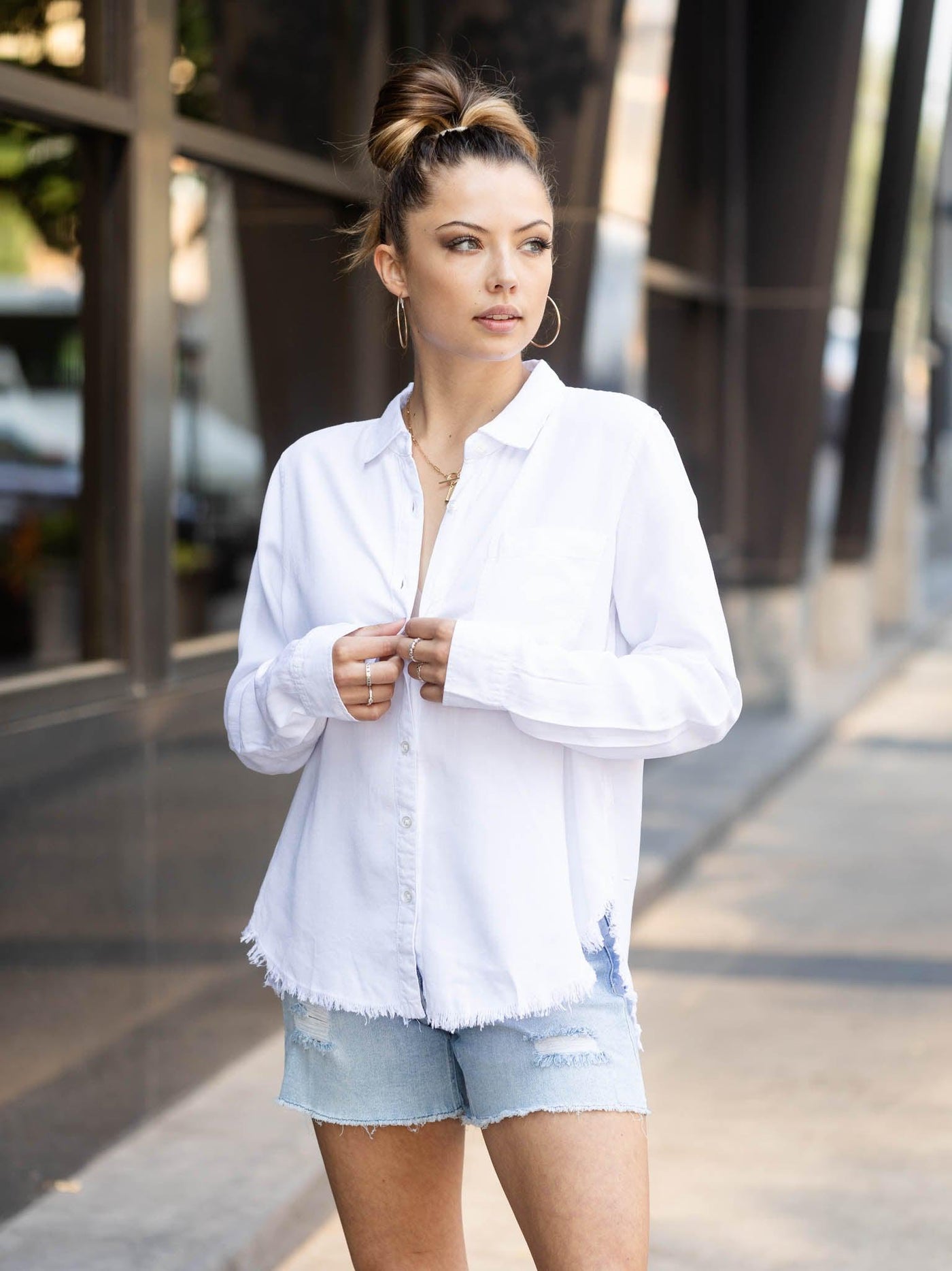 thread and supply tencil button up