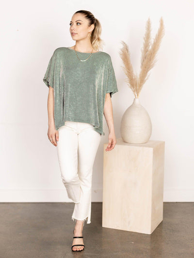 boxy oversized top
