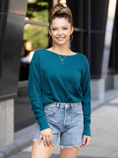 boat neck sweater