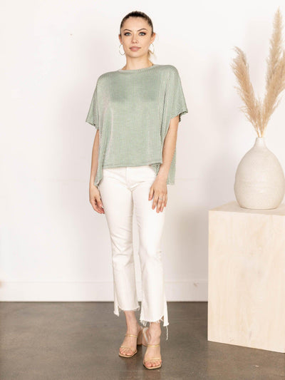short sleeve stripe shirt