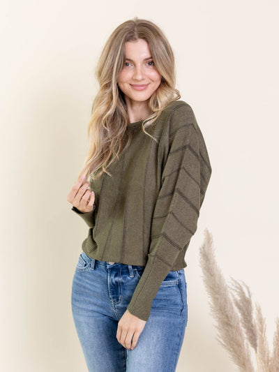 green dolman sweater
