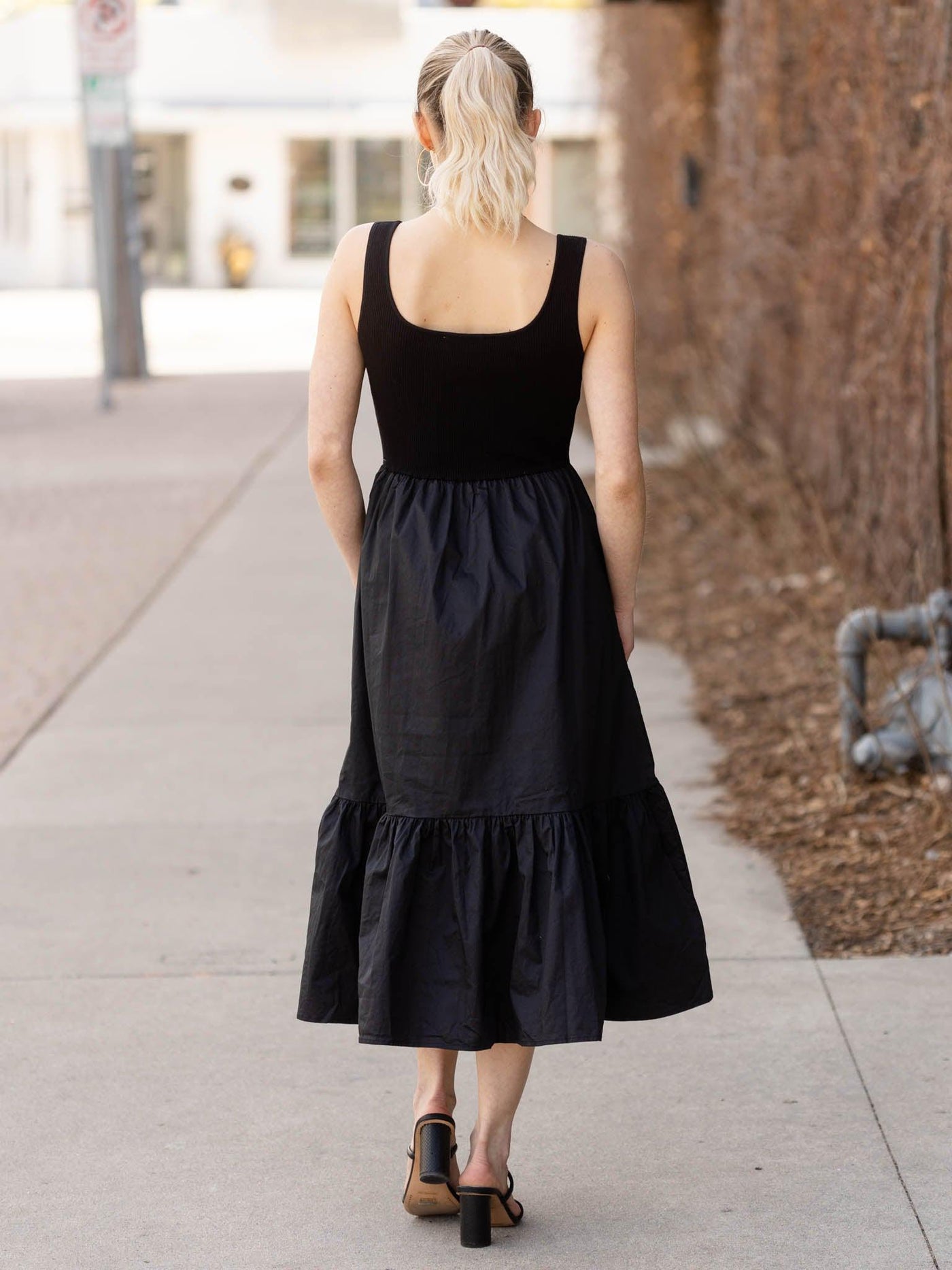 black dress